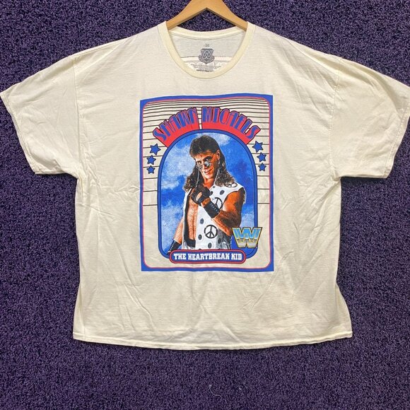 Shawn Michaels The Heartbreak Kid Tradin Card WWE T-Shirt 3X - Picture 1 of 4
